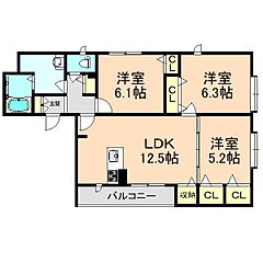 物件の間取り
