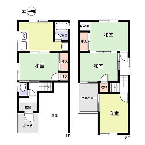 間取りを拡大表示