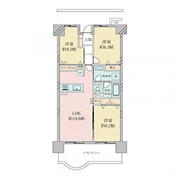 間取図画像 3LDK