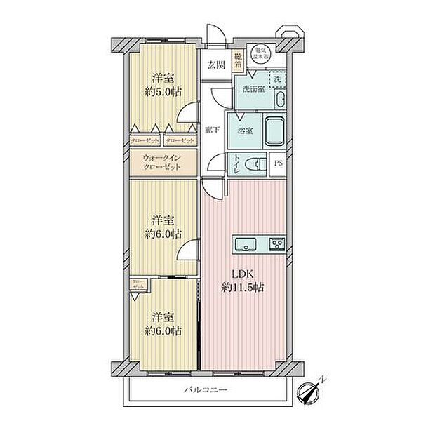 間取りを拡大表示