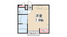 花屋敷日進ビル  ｜ 兵庫県川西市花屋敷1丁目（賃貸マンション1K・2階・20.89㎡） その2