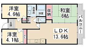 courtひらき坂  ｜ 兵庫県川西市滝山町（賃貸マンション3LDK・2階・65.25㎡） その2