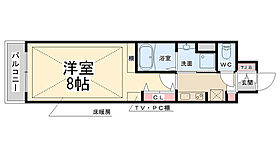 ラフィーネ伊丹II  ｜ 兵庫県伊丹市中央3丁目（賃貸マンション1K・6階・25.50㎡） その2