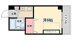 第一インテリジェントビル 1Kの間取図画像
