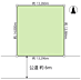 区画図：間取りプランの立てやすい整形地　