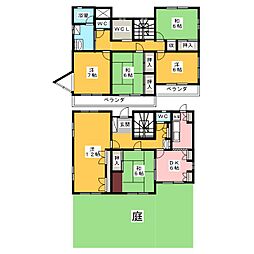吉田邸貸家 1階6SDKの間取り