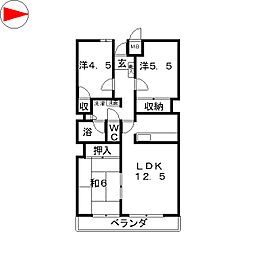 間取図画像 3LDK