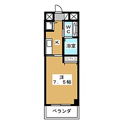 耕和ビル 1Kの間取図画像