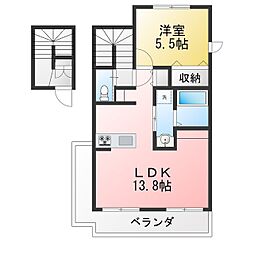 (仮称)立川市柴崎町2丁目へーベルメゾン 1LDKの間取図画像