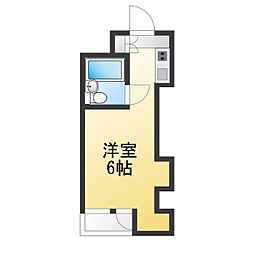 STARARK2 ワンルームの間取図画像