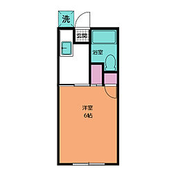 コーポ小島 1Kの間取図画像