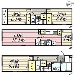 アーバンパーク三鷹 4LDKの間取図画像