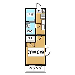 ヴェルデ吉祥寺 1Kの間取図画像