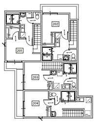 OPEN RISE府中小柳町I 1Kの間取図画像