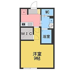 Felice相模原 1Kの間取図画像