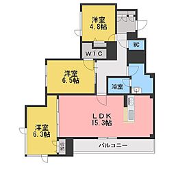 カルム 3LDKの間取図画像