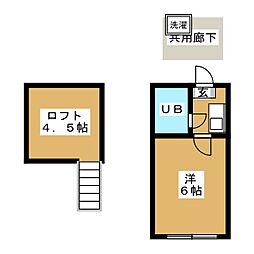 アークヒルズ 1Kの間取図画像