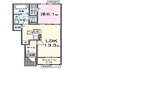 クレストールI 103 ｜ 奈良県天理市石上町361-3、362-1、362-4(未定)（賃貸アパート1LDK・1階・50.01㎡） その2