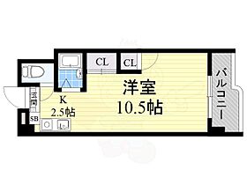 カルム東豊中  ｜ 大阪府豊中市東豊中町５丁目3番2号（賃貸マンション1R・5階・30.00㎡） その2