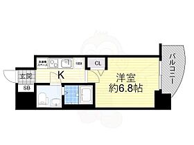 大阪府吹田市江坂町２丁目（賃貸マンション1K・12階・22.86㎡） その2