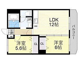 グリースシャトー桃山台  ｜ 大阪府吹田市春日４丁目3番3号（賃貸マンション2LDK・7階・56.70㎡） その2