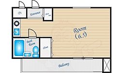 ハイツオー・ワイ ワンルームの間取図画像