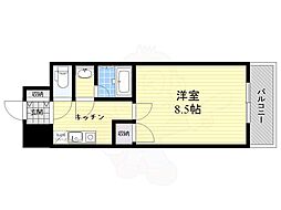 イケガミパート5 1Kの間取図画像