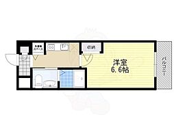 エスリード江坂江の木町 1Kの間取図画像