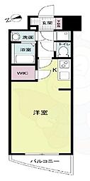 セレニテ新大阪弐番館 ワンルームの間取図画像