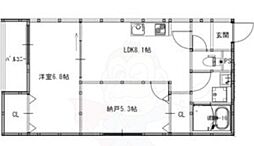 シャンタラム吹田(イタンジ最新) 1LDKの間取図画像