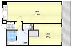 緑地JIRO2 1LDKの間取図画像