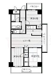 ロイヤルプラザ千里 3LDKの間取図画像