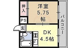 メゾン北野  ｜ 兵庫県伊丹市北野４丁目（賃貸マンション1DK・3階・29.00㎡） その2