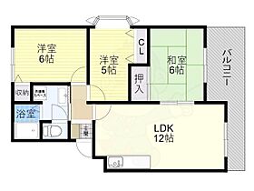 ヴィラパーク  ｜ 兵庫県伊丹市荒牧５丁目（賃貸マンション3LDK・1階・65.44㎡） その2