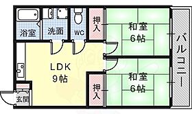 第六豊マンション  ｜ 兵庫県伊丹市南野６丁目（賃貸マンション2LDK・3階・44.71㎡） その2