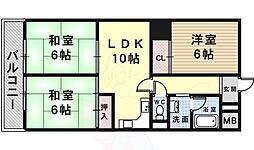 和田ハイツ 3LDKの間取図画像