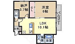 エストセルバ瑞穂 1SLDKの間取図画像