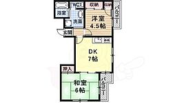 ドルチェ桜ケ丘 2LDKの間取図画像