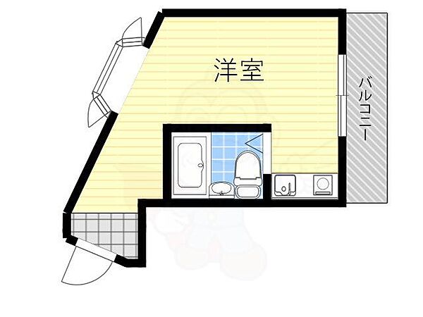 サンロイヤル柴島パート3 3A｜大阪府大阪市東淀川区柴島２丁目(賃貸マンション1R・3階・18.00㎡)の写真 その2