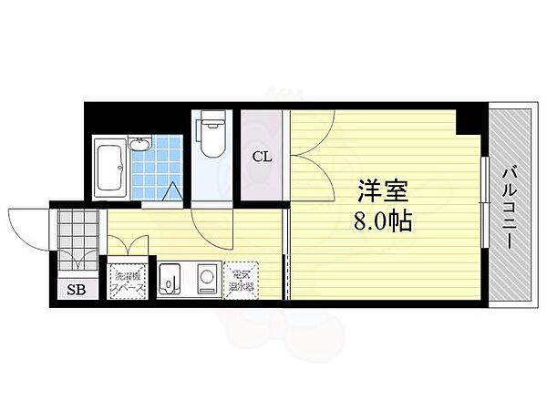 ラファイン江坂 608｜大阪府吹田市江坂町２丁目(賃貸マンション1K・6階・26.00㎡)の写真 その2