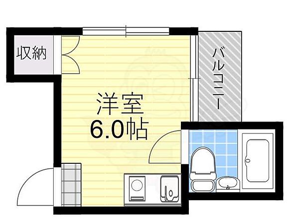 キャロルハウス 203｜大阪府大阪市淀川区三津屋南１丁目(賃貸マンション1R・2階・16.00㎡)の写真 その2