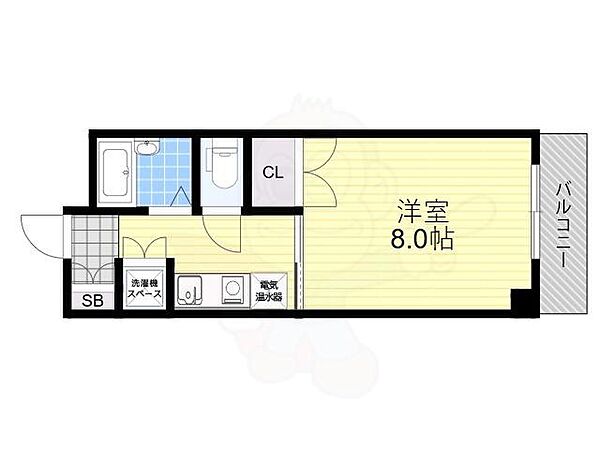 ラファイン江坂 403｜大阪府吹田市江坂町２丁目(賃貸マンション1K・4階・26.00㎡)の写真 その2