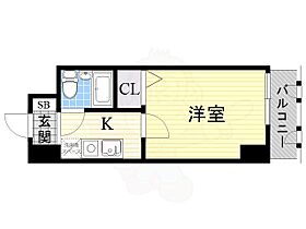 エスリード新大阪  ｜ 大阪府大阪市東淀川区東中島１丁目14番30号（賃貸マンション1K・6階・17.49㎡） その2