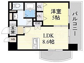 ラグゼ新大阪1  ｜ 大阪府大阪市淀川区西宮原１丁目6番44号（賃貸マンション1LDK・6階・34.65㎡） その2