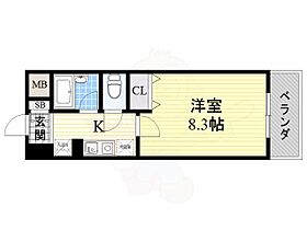 大阪府吹田市豊津町4番22号（賃貸マンション1K・4階・25.03㎡） その2