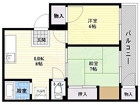 北大阪マンション 207 ｜ 大阪府大阪市淀川区十八条１丁目12番5号（賃貸マンション2LDK・2階・42.00㎡） その2