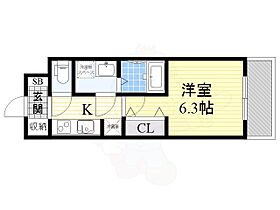 スプランディッド新大阪DUE  ｜ 大阪府大阪市淀川区木川東２丁目5番7号（賃貸マンション1K・2階・22.14㎡） その2