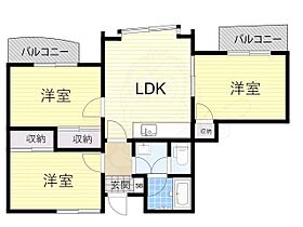 大阪府大阪市東淀川区小松４丁目9番2号（賃貸マンション3LDK・2階・55.27㎡） その2