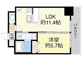 大阪府大阪市淀川区宮原１丁目19番15号（賃貸マンション1LDK・14階・38.94㎡） その2