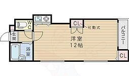アステルサカエ ワンルームの間取図画像